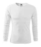 koszulka męska fit-t ls, nadruk bezpośredni – biały (00)